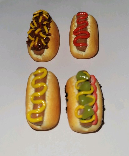 Hot dog magnet set kitchen - dog,