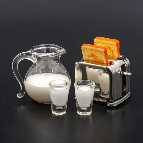 Miniature glass milk - glass,