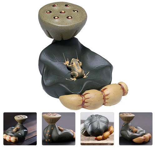 1pc purple clay tea set - clay,