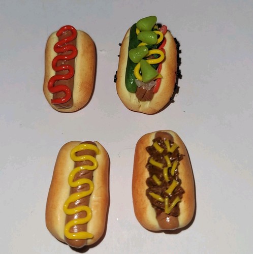 Hot dog magnet set kitchen - magnet,