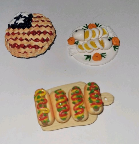Food art magnet - food,